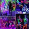 36W LED Black Light Bar, Premium LED Blacklight Flood Light with Plug+Switch+5ft Cord, Light Up 21x21ft Area, for Halloween Glow Fluorescent Party Bedroom Game Room Body Paint Stage Lighting